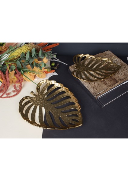 Veron 2lı Tabak Setı Gold 32X27X4 cm modelleri
