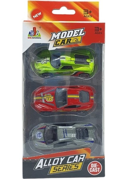 3'lü Araba Yarış Seti - Die Cast - DS045 indirimleri