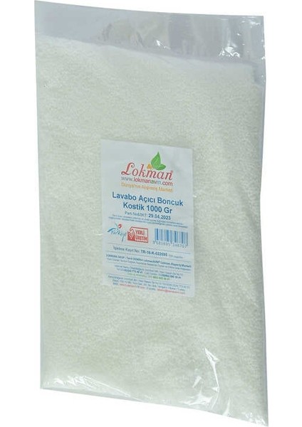 Lavabo Açıcı Boncuk Kostik 1000 gr Paket modelleri