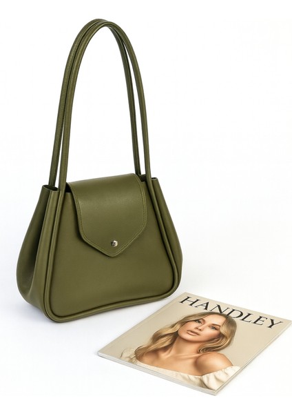 Lüks Kapak Detaylı Omuz Çantası