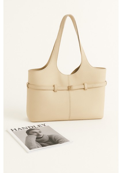 Lüks Suet Omuz Çantası Yavrulu – Çift Saplı Şık Tasarım