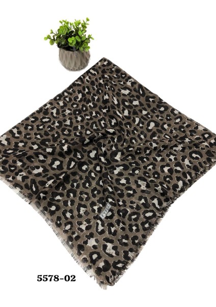 5578 Flamlı Pamuk Eşarp