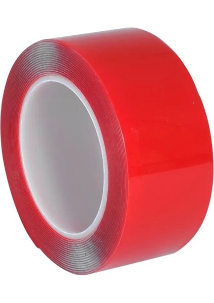 Çift Taraflı Silikon Bant Montaj Bandı Şeffaf 48 mm x 2 Metre Güçlü Çok Amaçlı Yapıştırıcı 1 Adet. modelleri