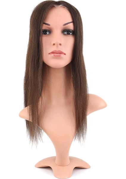 Ön Kısmı Ekstra Tül Koyu Kestane Baby Taban Tepelik / 13X14CM