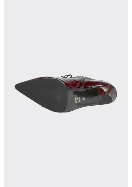 Klasik Bağcıklı Fermuarlı Hakiki Deri Kadın Bot indirimleri