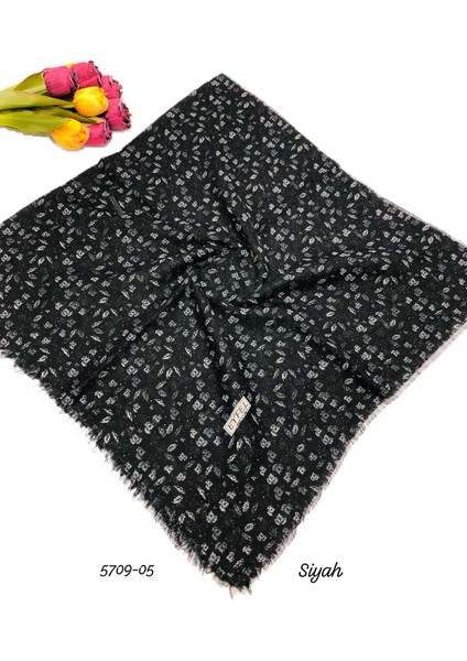 5709 Flamlı Pamuk Eşarp