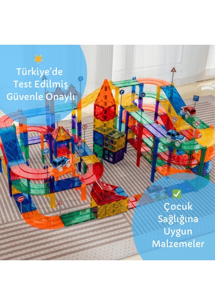 200 Parçalı Manyetik Karma Parkur Seti