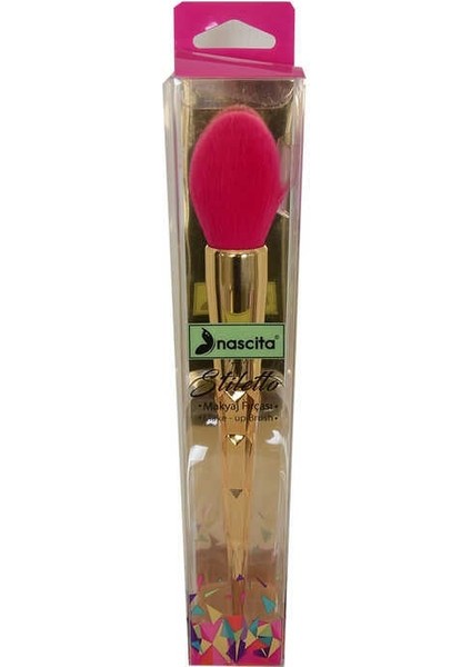 Profesyonel Stiletto Allık ve Pudra Makyaj Fırçası - 242 Blush And Powder Brush