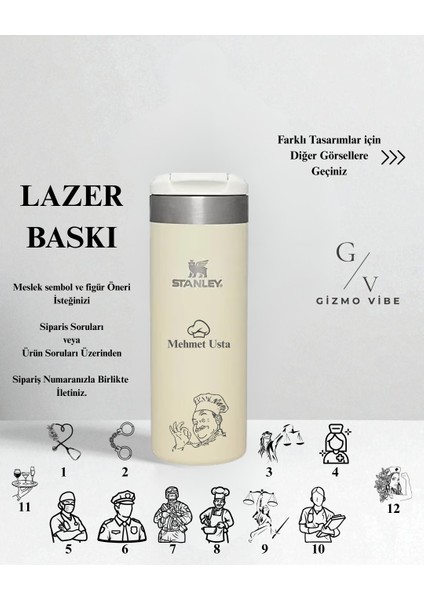 Kişiselleştirilebilir The Aerolight Transit Mug 0.47 Lt Krem modelleri