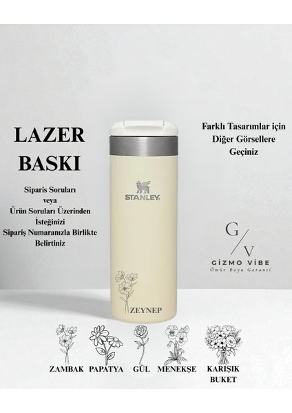 Kişiselleştirilebilir The Aerolight Transit Mug 0.47 Lt Krem