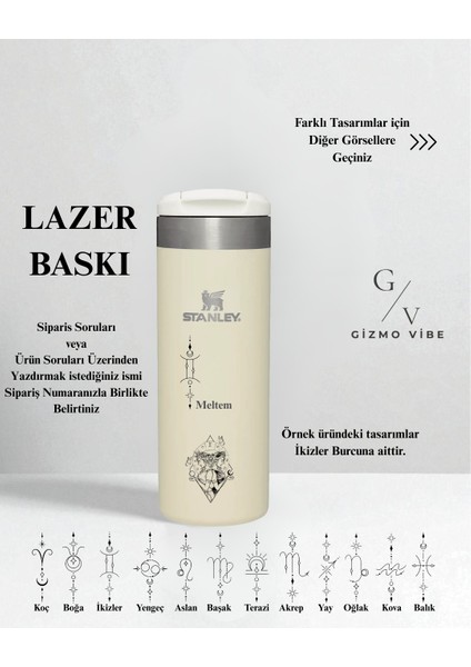 Kişiselleştirilebilir The Aerolight Transit Mug 0.47 Lt Krem