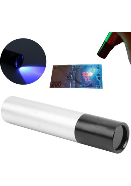 Şarjlı Kriminal Uv El Feneri Uv Mor Işık 15WATT 365NM