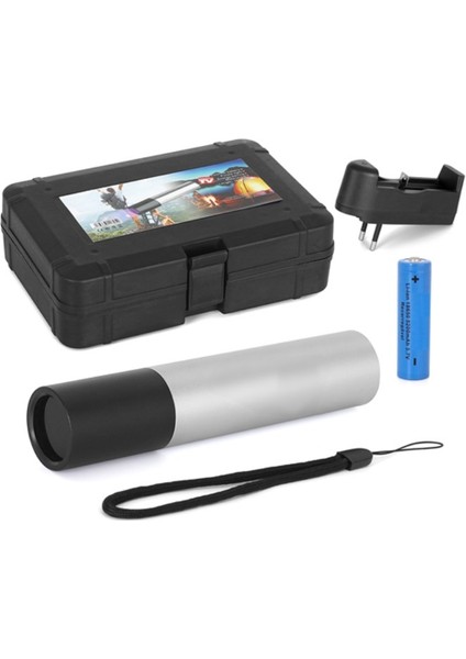 Şarjlı Kriminal Uv El Feneri Uv Mor Işık 15WATT 365NM