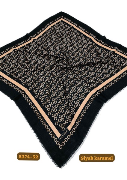 5374 Flamlı Pamuk Eşarp