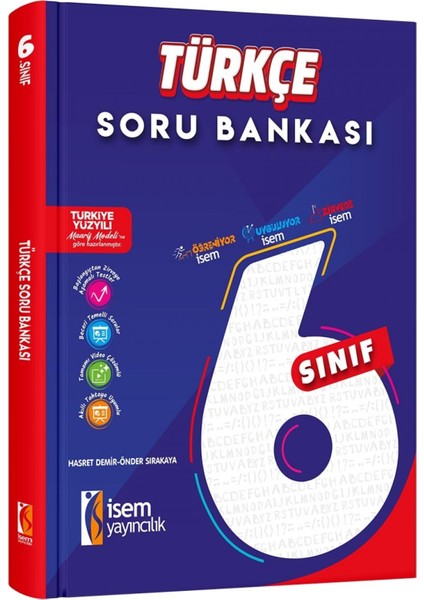 Isem Yayıncılık 6.sınıf Türkçe Soru Bankası