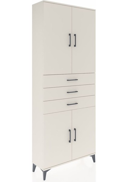 Arges Dolap 4 Raflı 3 Çekmeceli 4 Kapaklı 88X30X221 Aytaşı-Aytaşı fiyatları