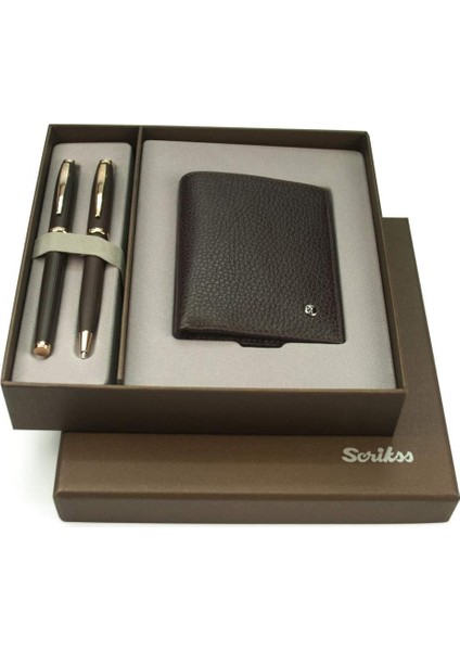 DR242 39 Dk - Tük Rose Gold & Comfort Cüzdan Kahve