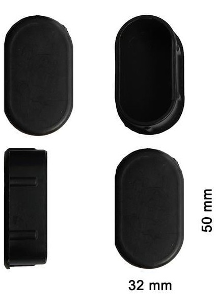 Oval Profil Iç Tapa 32X50 mm 4 Adet