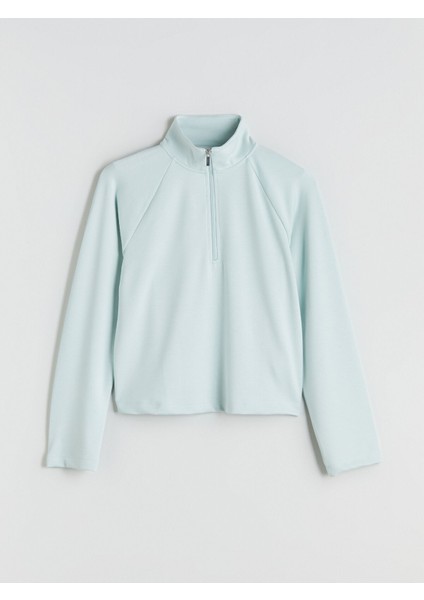 Yeni Sezon Dik Yaka Oversize Kadın Sweatshirt indirimleri