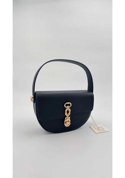 Lacivert Kapak Tokalı El Çantası Orijinal Levid'or fiyatları