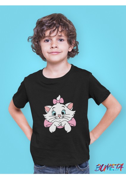 The Aristocats Marie Sevimli Kedi Çocuk Tişört T-Shirt