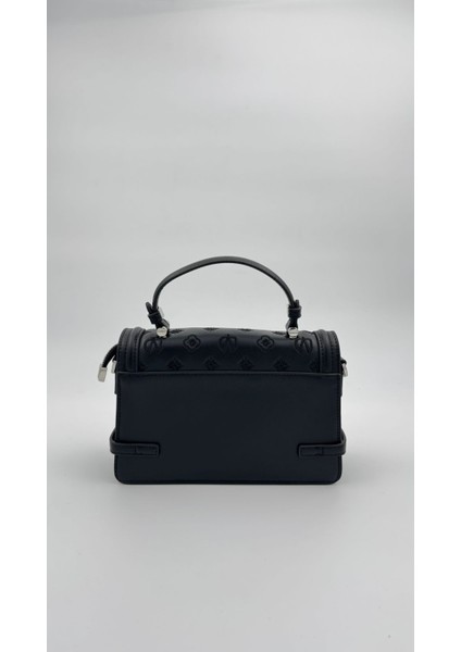 Siyah Çift Kilit Detaylı El Çantası Orijinal Levid'or Premium fırsatları