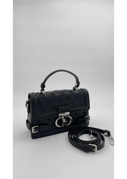Siyah Çift Kilit Detaylı El Çantası Orijinal Levid'or Premium indirimleri