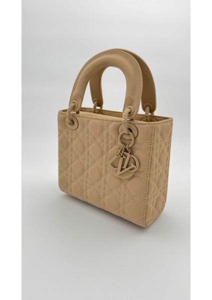Kahve Kare Aksesuar Detaylı El Çantası Orijinal Levid'or Premium fiyatları