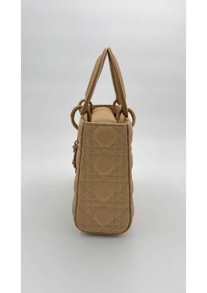 Kahve Kare Aksesuar Detaylı El Çantası Orijinal Levid'or Premium fırsatları