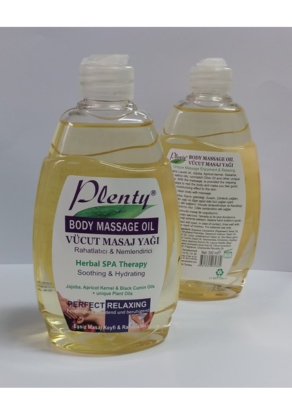 Vücut Masaj Yağı (Body Massage Oil) 500 ml