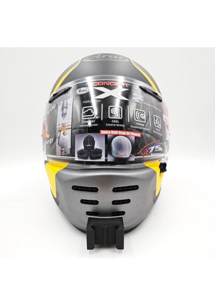 Arai Concept x Xe Kask uyumlu chinmount aksiyon kamera çene bağlantı aparatı seti indirimleri