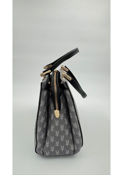 Siyah Monogram Desenli El Çantası Orijinal Levid'or Premium fiyatları