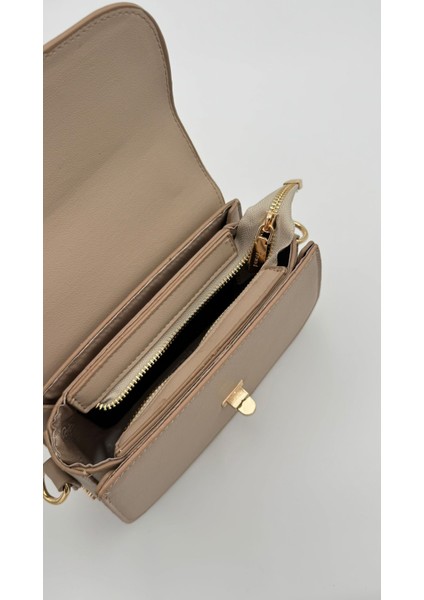 Vizon Yuvarlak Tokalı El Çantası Orijinal Levid'or