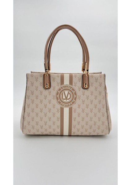 Vizon Monogram Desenli El Çantası Orijinal Levid'or Premium