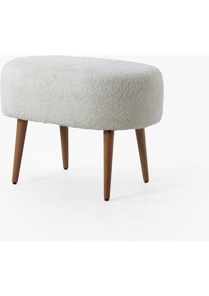 Teddy Bench ve Puff Seti Bej modelleri
