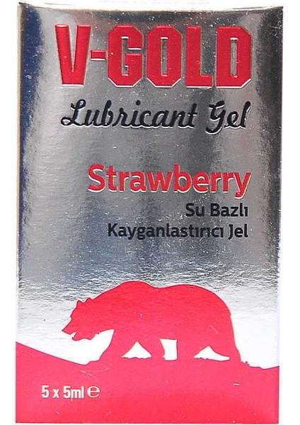 Kayganlaştırıcı Jel Strawberry 5 ml x 5li fiyatları