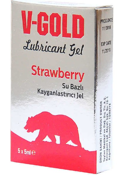 Kayganlaştırıcı Jel Strawberry 5 ml x 5li modelleri