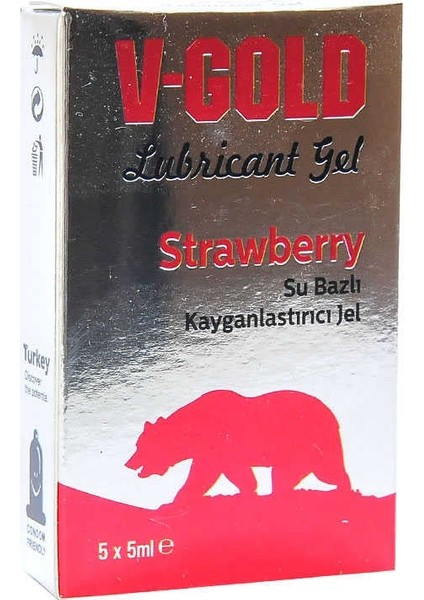 Kayganlaştırıcı Jel Strawberry 5 ml x 5li fırsatları