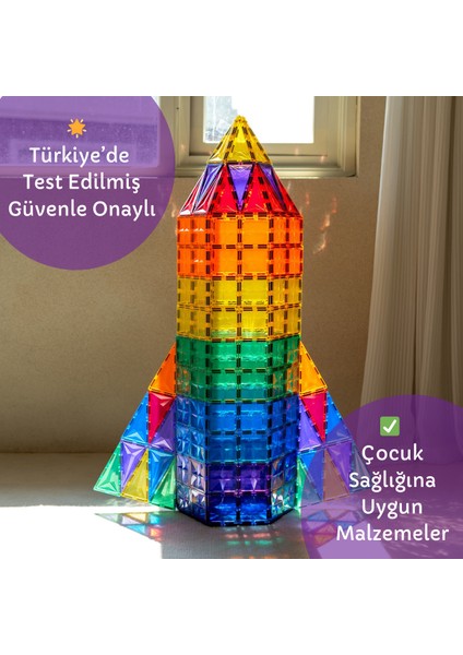 108 Parçalı Manyetik Yapı Seti