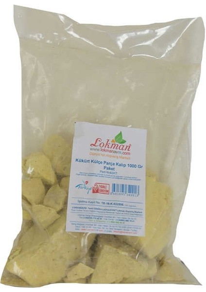 Kükürt Külçe Parça Kalıp 1000 gr Paket fiyatları