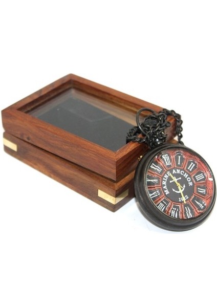 Ahşap Kutulu Köstekli Saat Model 2