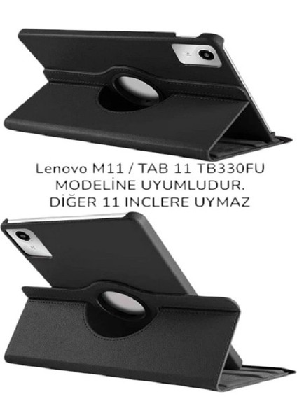 Lenovo Tab M11 / Tab K11 11INÇ Stand Olabilen 360° Dönerli Tablet Kılıfı