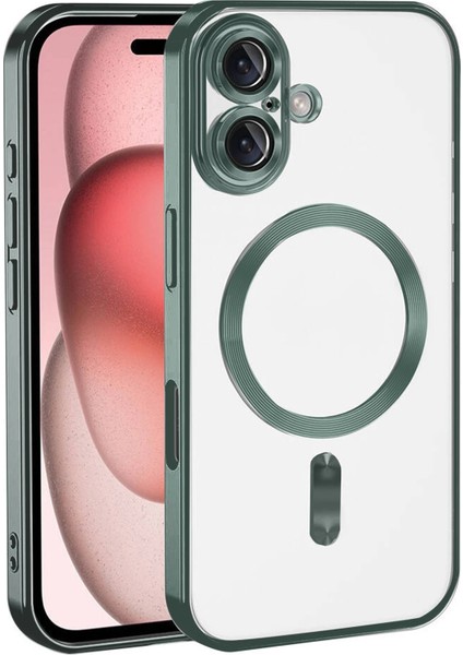 Apple iPhone 17 Pro Için Magsafe ile Uyumlu Kılıf Kamera Lensli Korumalı Şeffaf Silikon Kapak fiyatları