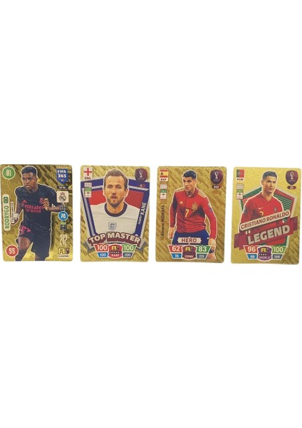Futbolcu Kartları - Plastik Gold Kart - World Player - ZQJ55 fiyatları