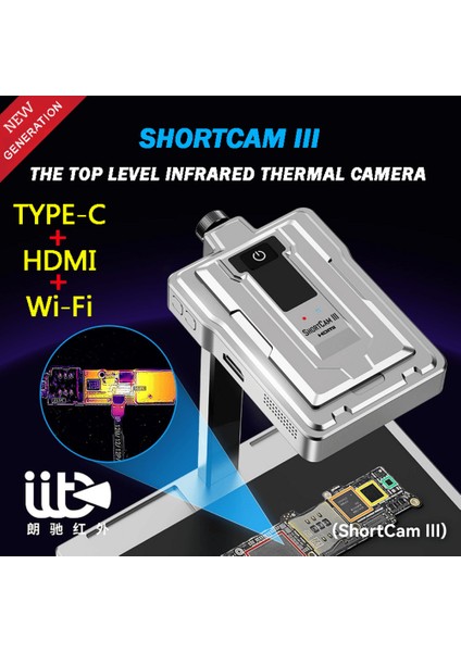Shortcam Iıı Plus 4K Ultra Hd Termal Kamera Pcb Anakart Kısa Devre Teşhis Cihazı fiyatları