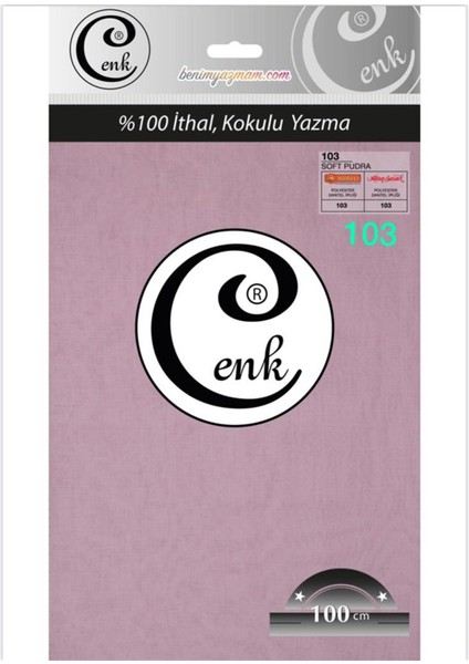 3001 Cenk 100 cm Düz Poşetli Yazma