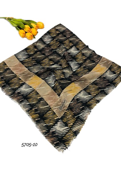 5705 Flamlı Pamuk Eşarp