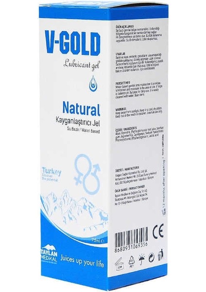 Kayganlaştırıcı Jel Natural 75 ml modelleri