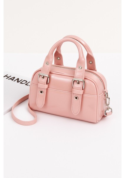 Lüks Silindir Günlük El ve Omuz Çantası