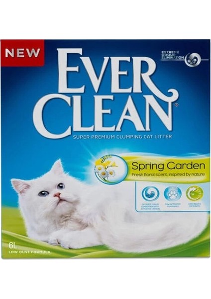Ever Clean Spring Garden Topaklanan Kedi Kumu 10 Lt